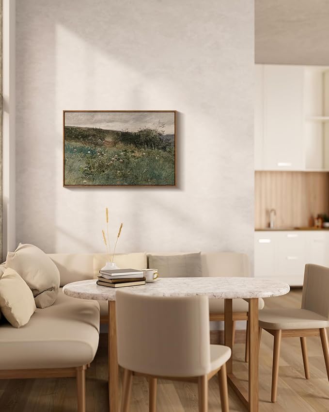 InSimSea Framed Canvas Wall Art Vintage Decor, Rustic Wall Art Room Decor, Classical Paintings, Large Wall Art Prints for Living Room Home Kitchen Farmhouse Bathroom Wall Decor, 20"x30"