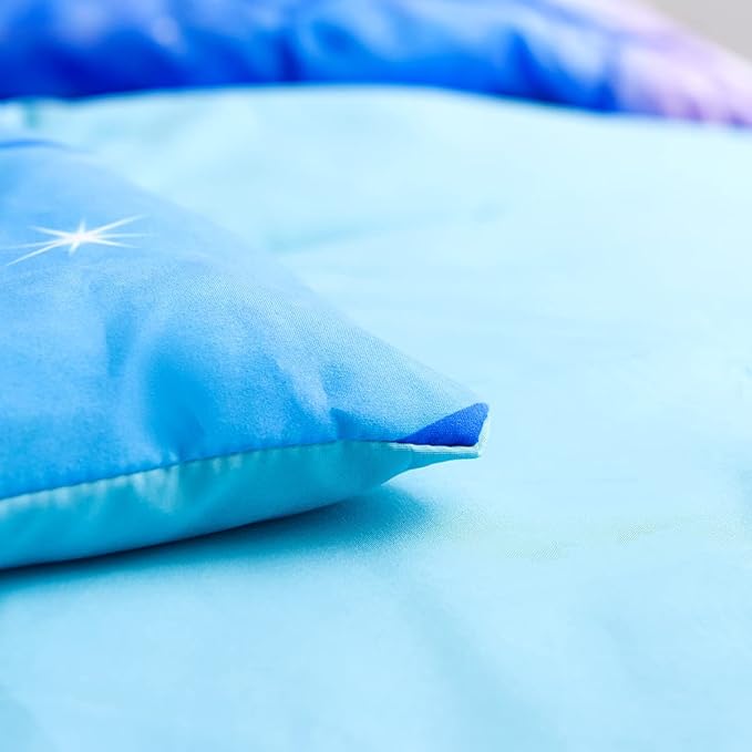 NTBED Game Console Comforter Set for Boys Girls Kids 3D Gaming Geometric Lightweight Microfiber Bedding Sets (Blue Purple, Twin)