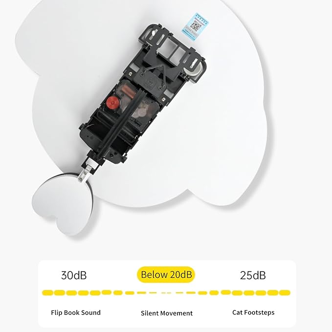 Adventurers Puppy Wall Clock – Adorable Silent Cartoon Clock with Swinging Tail and Rolling Eyes, Modern Fun Decorative Wall Clock for Kids’ Room, Bedroom, Kitchen or Living Room