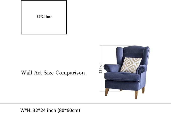 Wieco Art Large The Poppy Field Near Argenteuil by Claude Monet Famous Oil Paintings Reproduction Classic Landscape Pictures Artwork Canvas Prints Wall Art for Bedroom Decorations