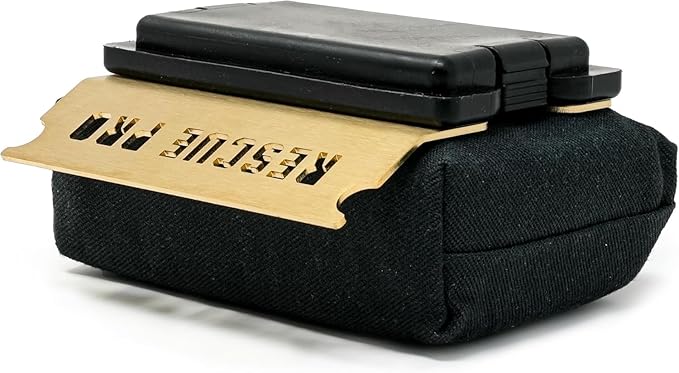 Grill Rescue BBQ Replaceable Scraper Cleaning Head, [Rescue-Upgraded], Bristle Free, Durable and Unique Scraper Tools for Cast Iron or Stainless-Steel Grates, Barbecue Cleaner (Rescue Pro Head)