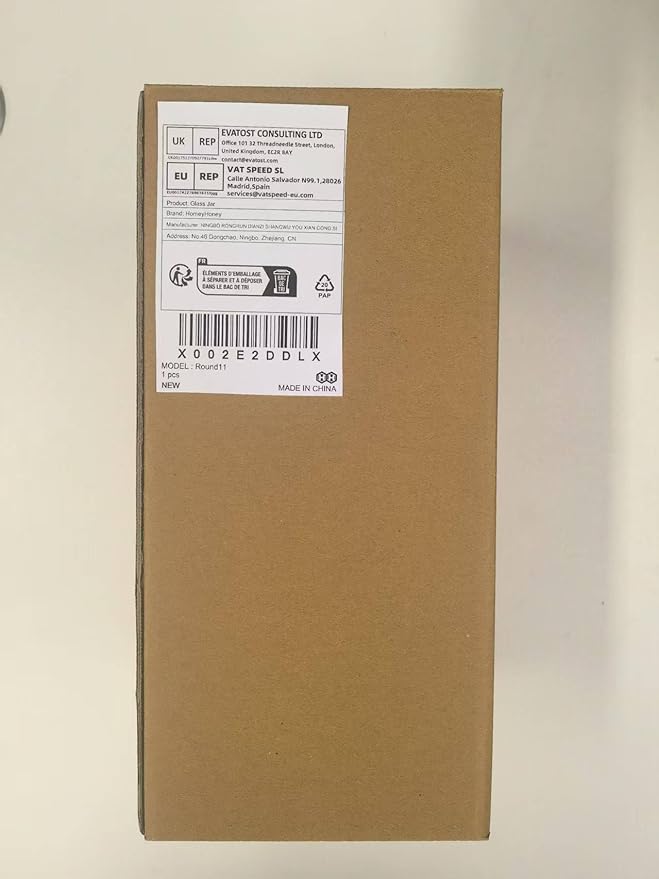 66 oz Glass Food Storage Jars with Airtight Lids, Tall Clear Glass Jar with Bamboo Lid, Airtight Food Canister for Pasta, Candy, Coffee, Sugar, Cookie, Snack. (Round | 10+11 Inch)