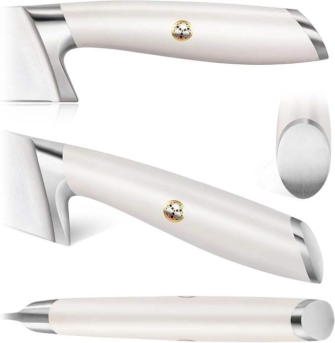 Cangshan L1 Series 2-Piece Cleaver Set, Forged German Steel (White)