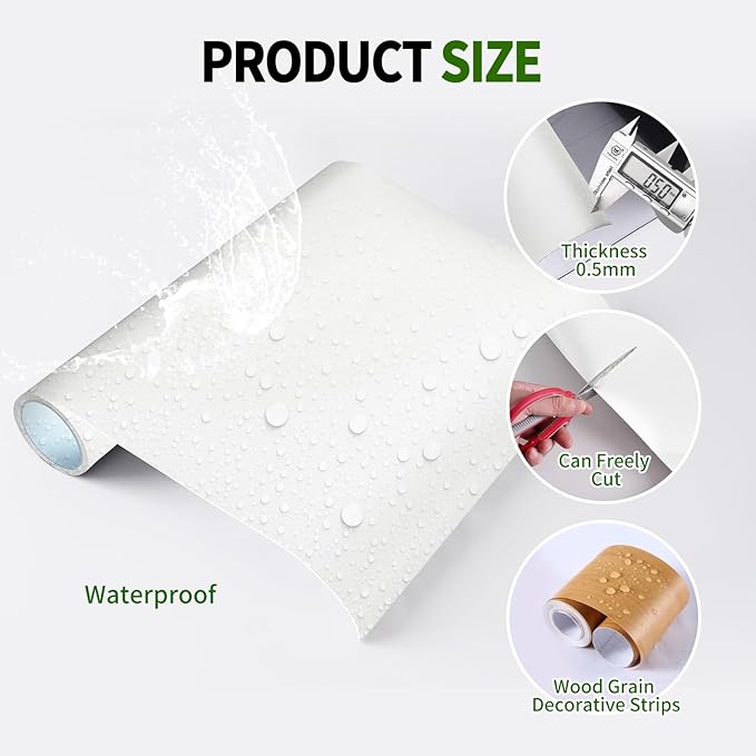 Magnetic Dry Erase Whiteboard Paper 48 x 36 Inch, Self Adhesive White Board Sticker for Wall, Peel and Stick Wallpaper With 50 Magnetic Letters