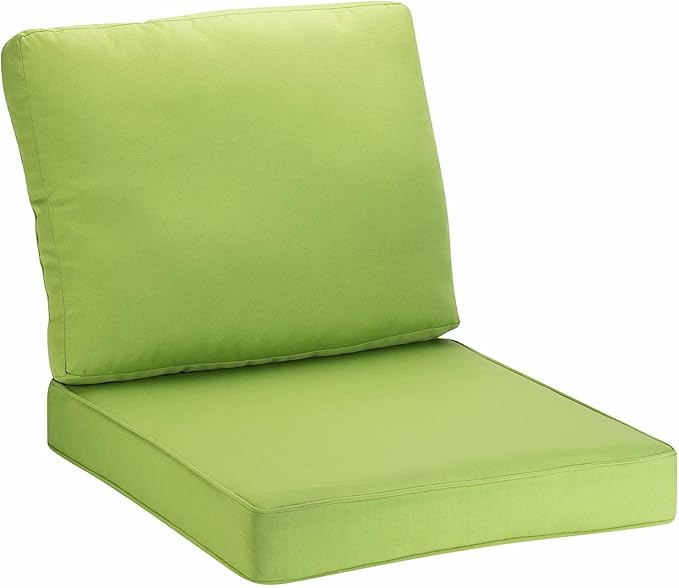 JMGBird Outdoor Chair Cushion Tufted Pillow, Outdoor Seat Cushion Set 19"x19" Outdoor Cushions for Patio Furniture
