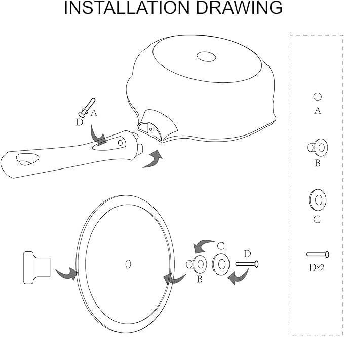 Vinchef Nonstick Deep Frying Pan Skillet with Lid, 11in/5Qt Saute Pan, German 3C+ Ceramic Coating Technology, Heat Indicator, Induction Compatible