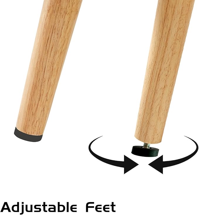 Mid Century Wooden Coffee Table with Stripe Drawer，Modern 41" Large Center Table with Storage，Rectangular Walnut Wood Coffee Tables for Living Room, 2-Tier Cocktail Table, Solid Wood Legs