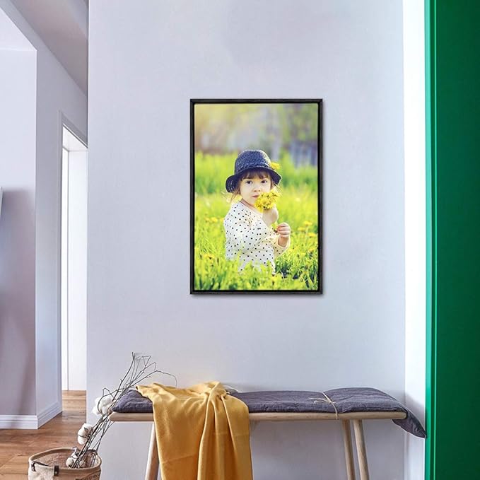 wall26 Framed Custom Canvas Wall Art for Living Room, Bedroom Canvas Prints for Home Decoration Ready to Hang - 16"x24", Black Frame