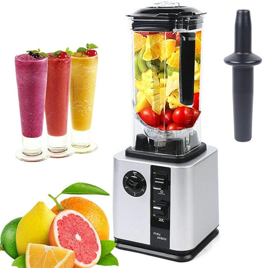 DNYSYSJ 2200W Countertop Blender Kitchen Smoothie Blender Food Mixer 6 Blades for Shakes Crushing Ice Frozen Dessert Soup with 2.2L Container