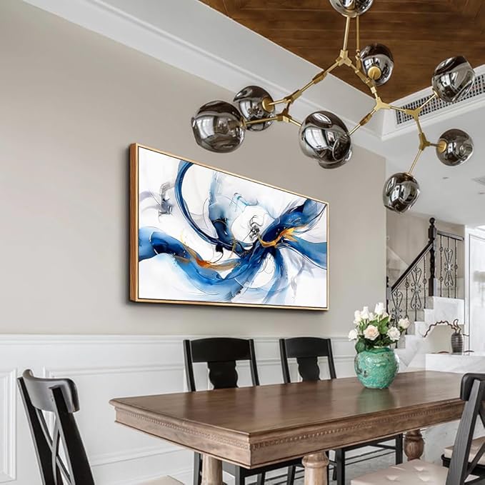 hyidecorart Canvas Prints Minimalism Decor Posters Wall Art For Living Room Wall Decor for Bedroom Abstract Painting Wall Artworks Hang Pictures For Office Decoration Wood Framed Hotel Mural 40X20