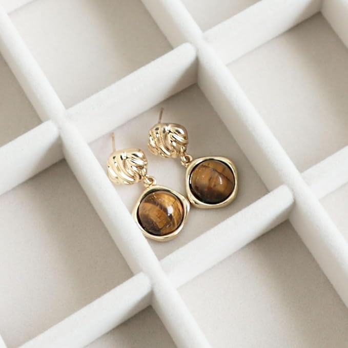 Wudygirl Large Jewelry Organizer Box with 40 Compartments Earring Holder Organizer Velvet Ring Display and Necklace Storage Tray Jewelry Box for Women (Beige Velvet)