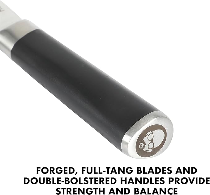 Babish High-Carbon 1.4116 German Steel 6.5 Inch Full Tang, Forged Cleaver Kitchen Knife