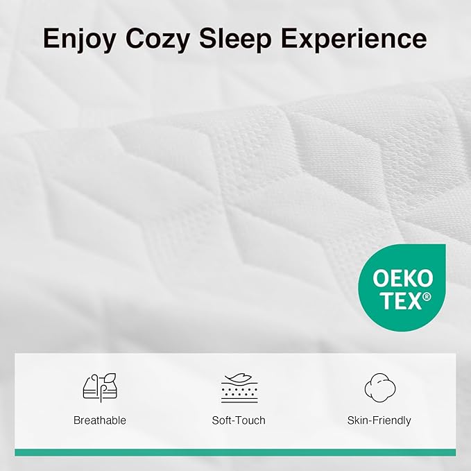 Novilla 8 Inch Queen Size Mattress, Queen Memory Foam Mattress with Breathable Comfort & High-Density Support Foam for Pressure Relief & Comfortable Sleep, Mattresses in a Box with Edge Support