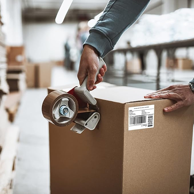 MFLABEL 3-1/3" x 4" Shipping Address Labels, FBA Labels, 6-UP Sticker Labels, White Shipping Labels, Easy to Peel, Address Labels for Laser/Ink Jet Printer, 6 Per Page (900 Labels, 150 Sheets)