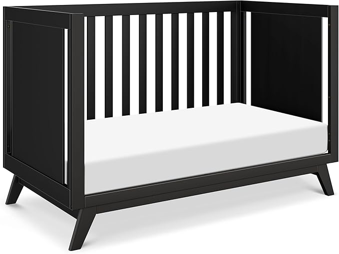 DaVinci Otto 3-in-1 Convertible Crib in Ebony, GREENGUARD Gold Certified