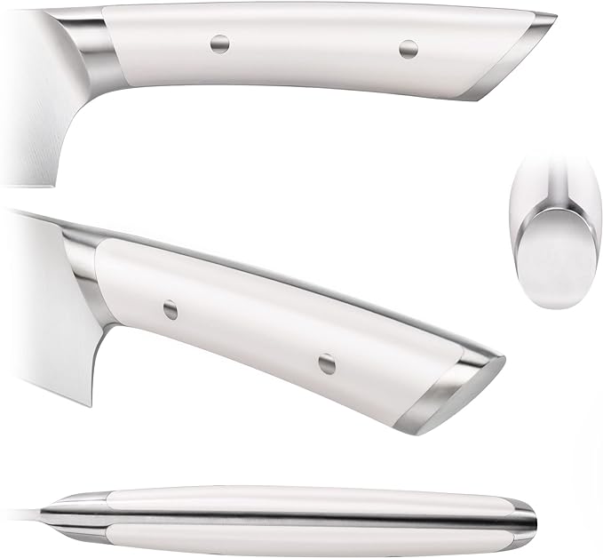 Cangshan HELENA Series 502100 German Steel Forged 8" Bread Knife (White)