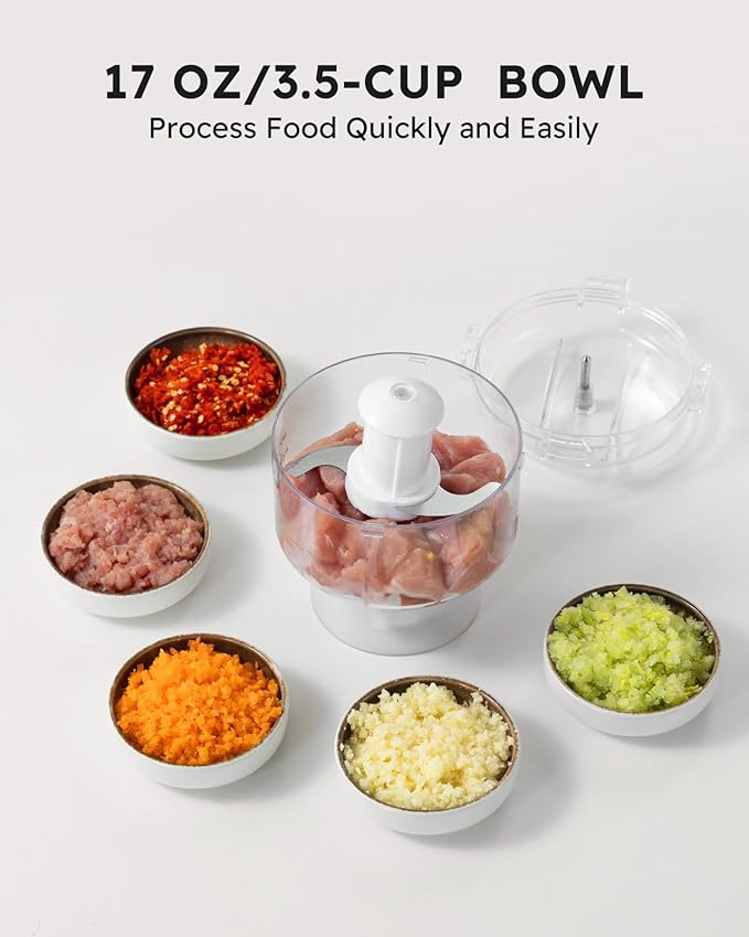 Sangcon Blenders and Food Processor Combo for Kitchen, 5 in 1 Blender for Shakes and Smoothies, Meat Chopped, Grinding & more, 40 oz Jar & 17oz Cup with To-Go Lid, Stainless Steel Silver