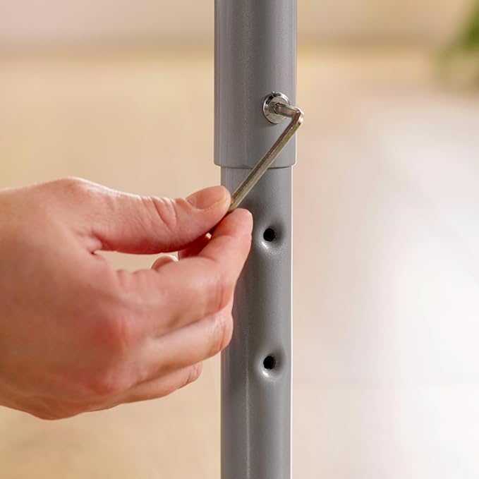 Guidecraft Adjustable Standing Desk - Triangle: Wooden Study Desk for Kids & Adults, Height Adjustable Table with Sturdy Metal Legs, Compact Kids Table for Home, Classroom, Office and Small Spaces