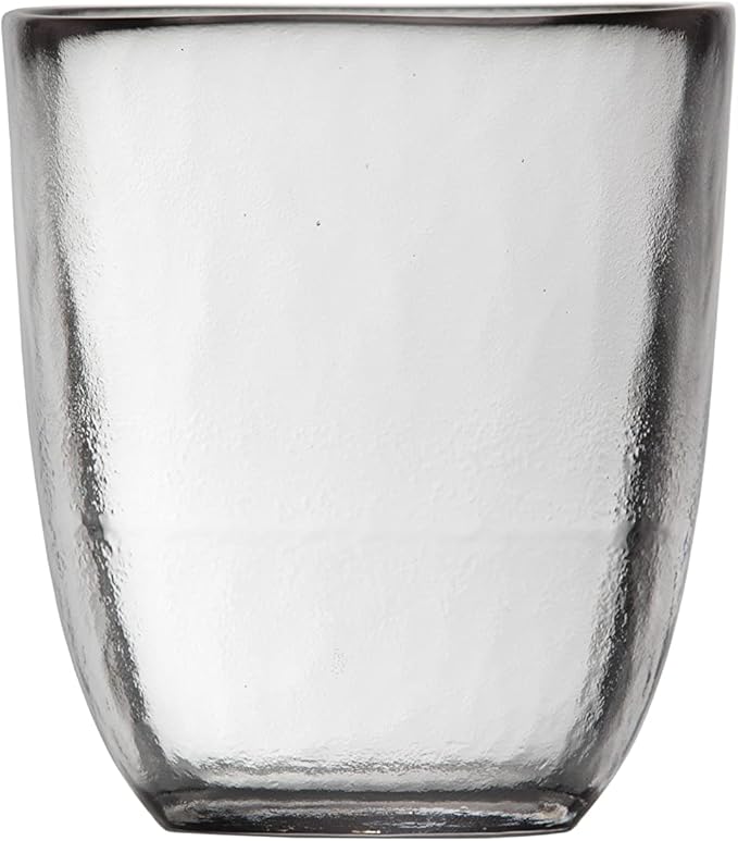 Fortessa Los Cabos Glass Drinkware Collection, 10 Ounce Tumbler (Set of 4), Clear