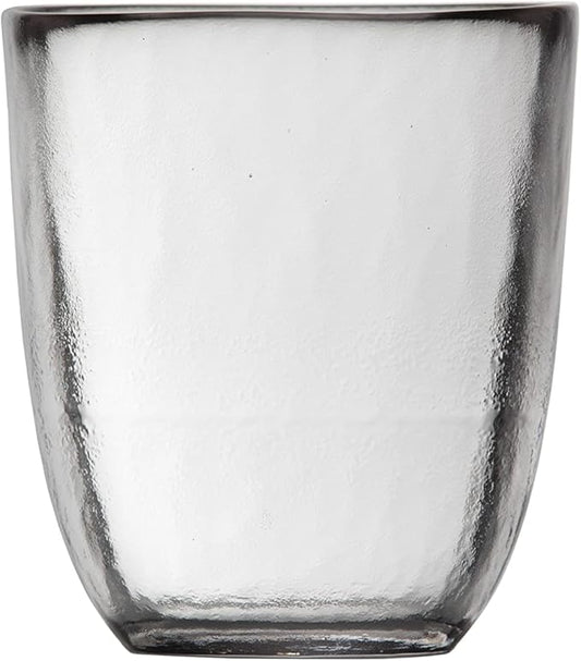 Fortessa Los Cabos Glass Drinkware Collection, 10 Ounce Tumbler (Set of 4), Clear