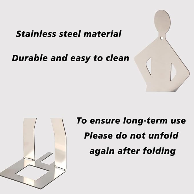 2025 Stainless Steel BBQ Sausage Holder – New Creative Standing Man Sausage Rack, Funny Shape Metal Hot Dog Grill Holder, Hot Dog Roasting Sticks for Outdoor Camping (2 PCS)