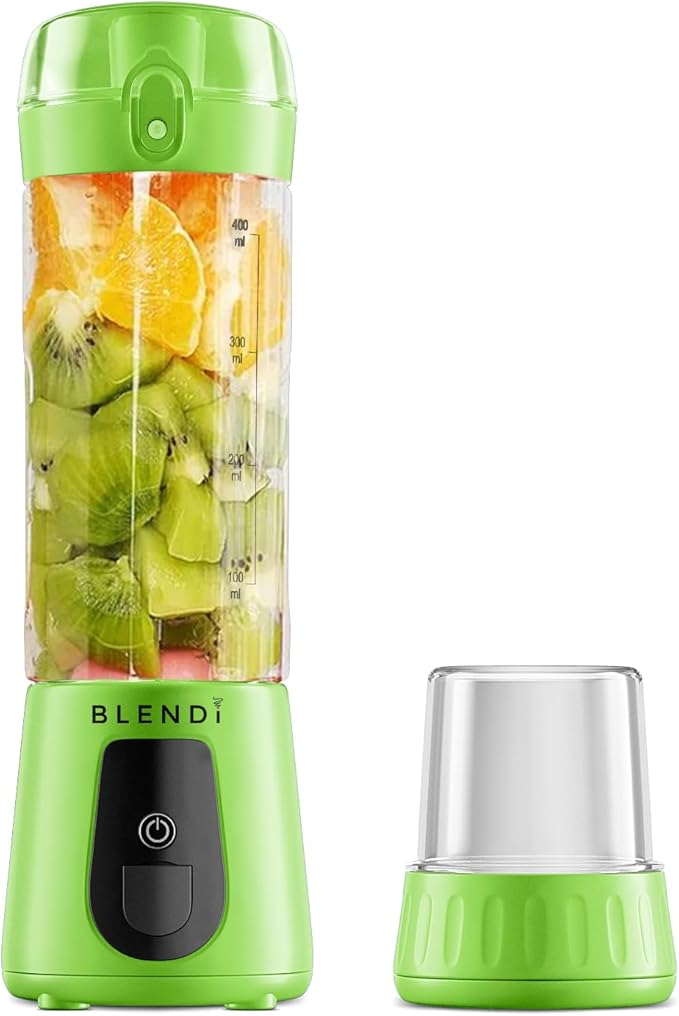 BLENDi Pro+ Portable Blender (New 2025 Model, 17.5oz, Lime) – Upgraded 120W Motor, USB-C Rechargeable, Cordless Personal Blender Smoothies & Shakes – BPA-Free, Self-Cleaning, Travel-Friendly