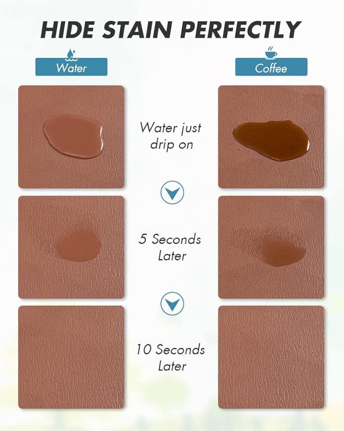 AMOAMI Coffee Mat Hide Stain Rubber Backed Absorbent Dish Drying Mat - Dark Grey, Blue, 17''x31.5''