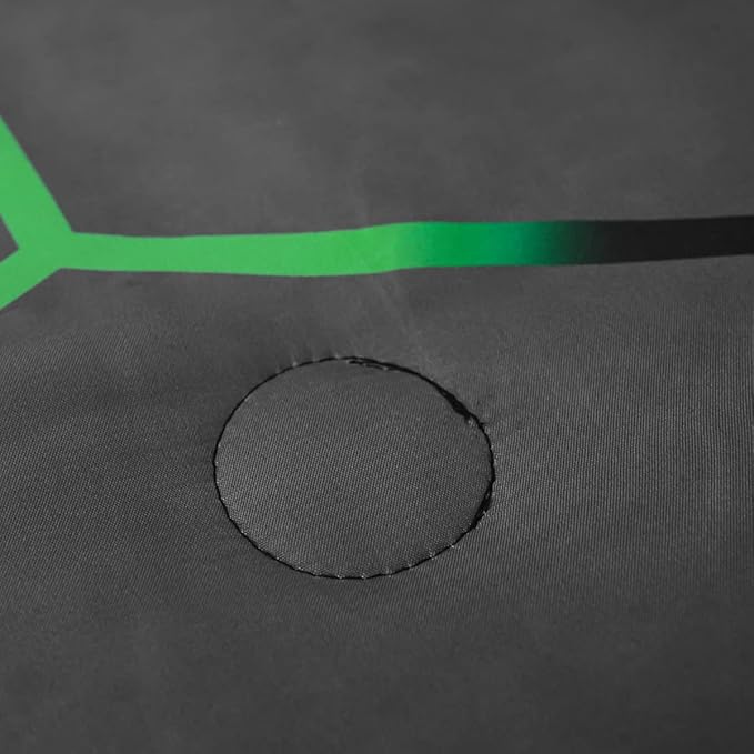 NTBED Game Console Comforter Set for Boys Girls Kids Geometric Lightweight Microfiber Bedding Sets (Green, Queen)