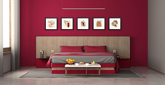 RPJC 11x11 inch Picture Frame Made of Solid Wood and High Definition Glass Display Picture 8x8 with Mat or 11x11 Without Mat for Wall Mounting Photo Frames Dark Brown