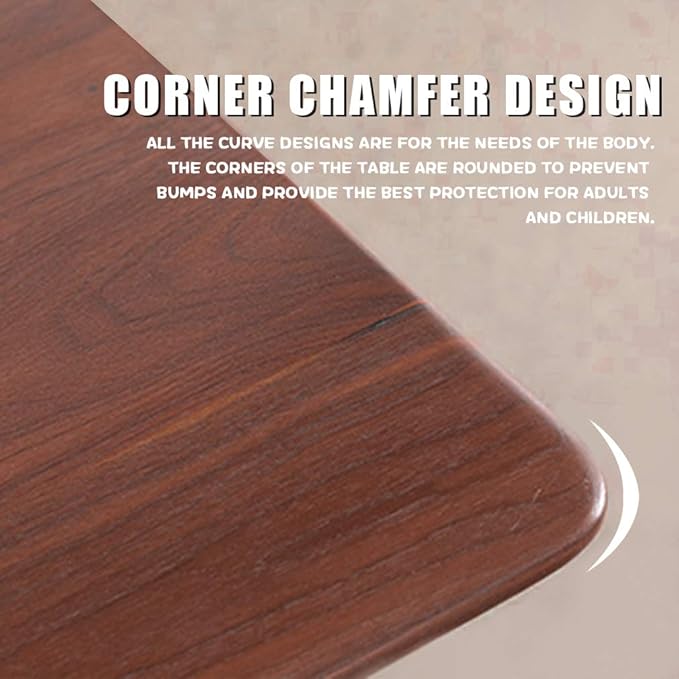 Dining Table Kitchen Table 47" Dining Room Table Small Kitchen Table for Small Spaces Table Modern Home Furniture Dinner Table Rectangular (Espresso)