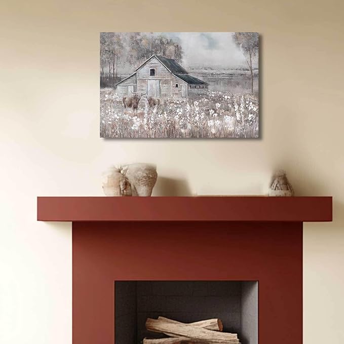 Animal Decorative Painting Flower Poster Art Plant Pictures Wall Art 12"x16" Artwork for Bedroom Vintage Kitchen Wall Decor