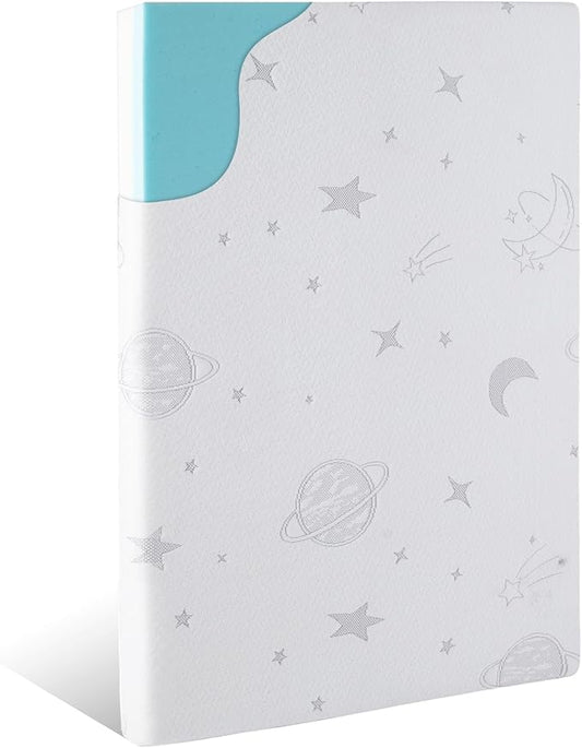 Pack and Play Mattress Pad, Dual-Sided Breathable Hypoallergenic, Premium Memory Foam & High Density Foam, Portable Pack n Play Mattress