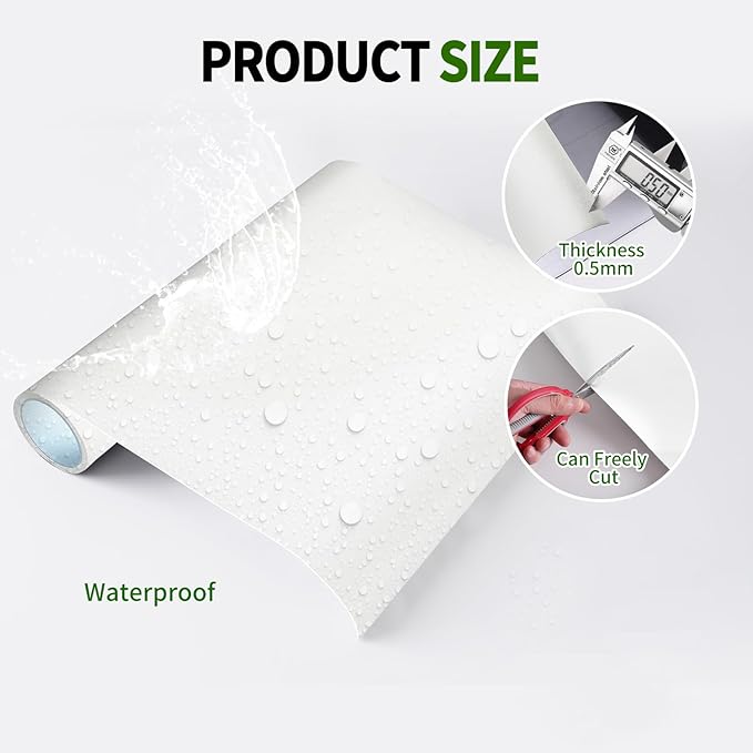 Magnetic Dry Erase Whiteboard Paper 12 x 8 Inch, Self Adhesive Magnetic Dry Erase White Board Sticker for Wall,Peel and Stick Magnetic Wallpaper with 50 Magnetic Letters