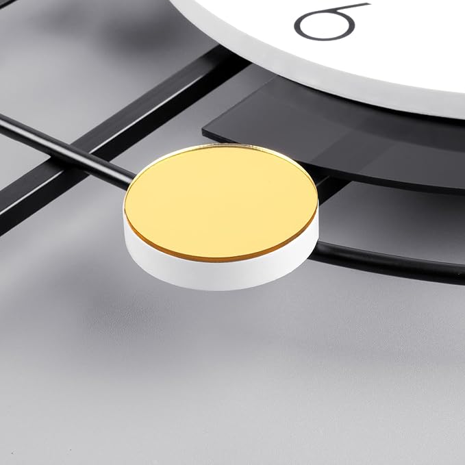 FLEBLE Extra Large Wall Clock for Living Room Decor Modern Wall Clocks Decorative Silent Battery Operated Non-Ticking for Bedroom Office Kitchen Indoor 32 inch Black Pendulum Wall Watch Clock for Home