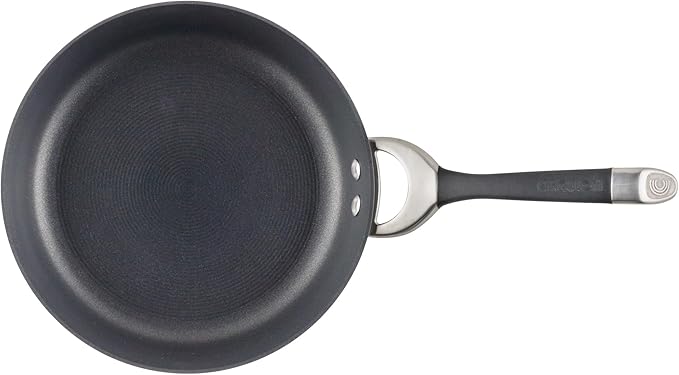 Circulon Symmetry Hard-Anodized Nonstick Frying Pan, 8.5-Inch, Black