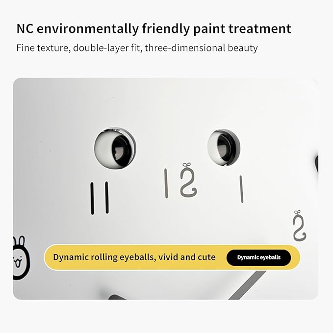 Adventurers Puppy Wall Clock – Adorable Silent Cartoon Clock with Swinging Tail and Rolling Eyes, Modern Fun Decorative Wall Clock for Kids’ Room, Bedroom, Kitchen or Living Room