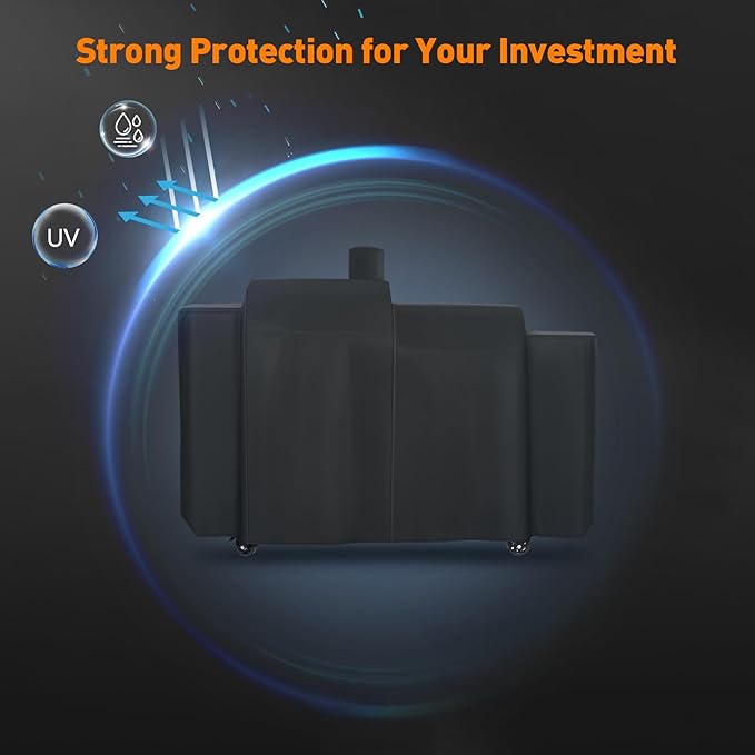 Heavy Duty Replacement Grill Cover Fits for Pit Boss KC Combo Platinum Series Grill with Handles, All Weather Protection Waterproof Cover