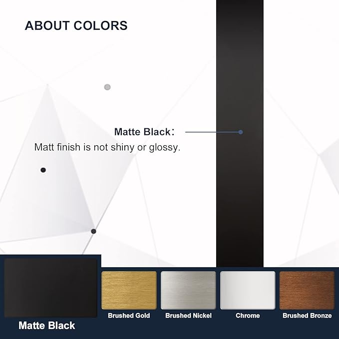 ANDY STAR 22"x34" Matte Black Pivot Mirror for Bathroom, Metal Frame Bathroom Mirrors for Wall，Rectangle Titling Vanity Wall Mirror with Rounded Corner Design Hangs Vertically Only