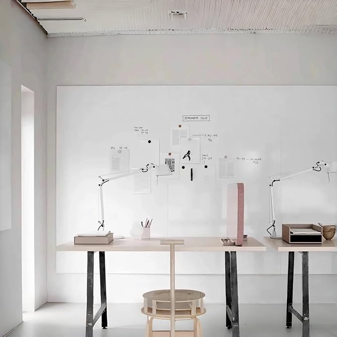 Magnetic Dry Erase Whiteboard 24"x16"- Self-Adhesive Flexible Wall Board Kit with 11 Markers, 6 Magnets, Magnetic Eraser & Holder - Ultra Smooth Writing,Effortless Clean for Office, Home, School