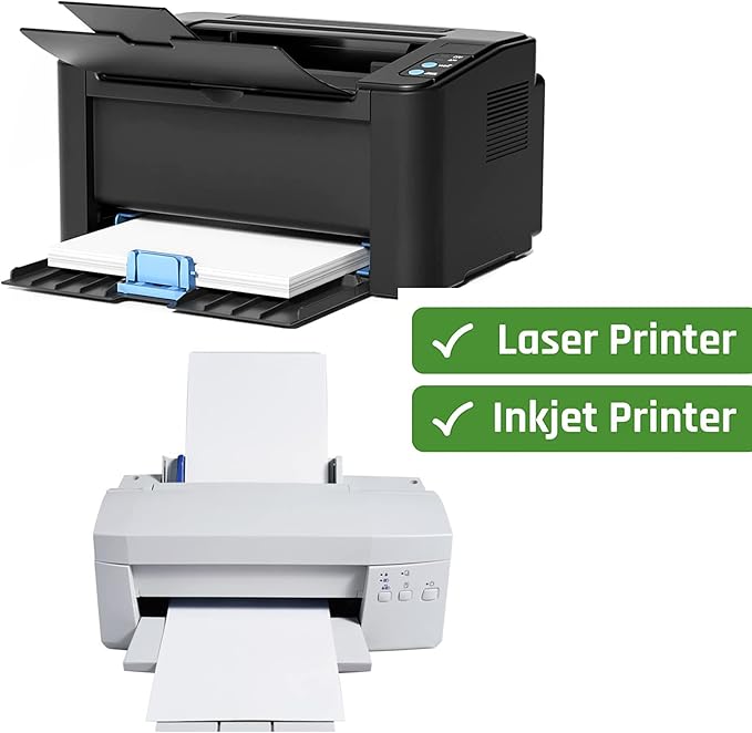 MPRT 2" x 4" Shipping Address Labels 500 Label Stickers Paper for Laser & Inkjet Printer 10 per Page Printable Mailing Labels - Matte, 50 Sheets