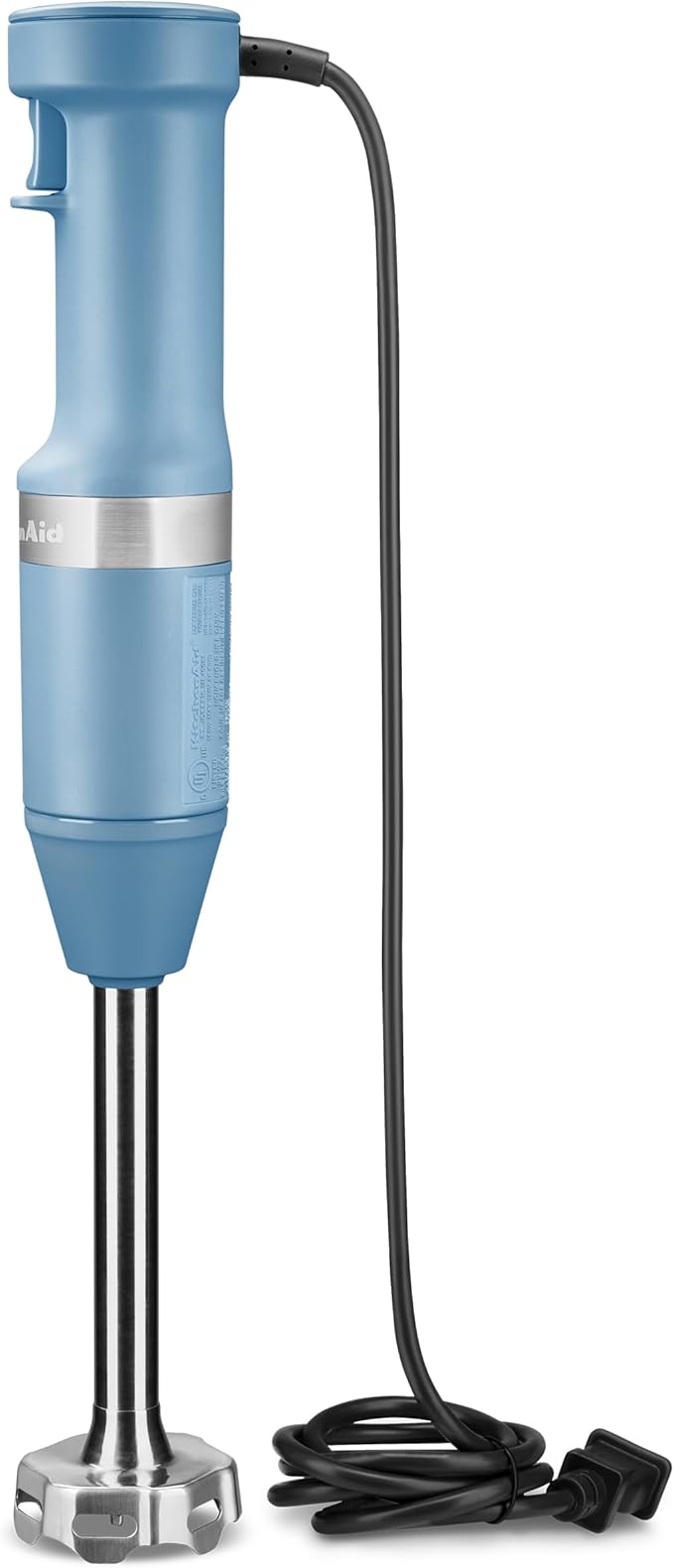 KitchenAid Variable Speed Corded Hand Blender with Accessories, Blue Velvet, KHBV83VB