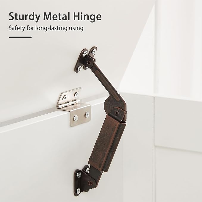 VECELO 30" Farmhouse Style Storage Bench, Entryway Shoe Ottoman, with Handwoven Cushion, with Metal Safety Hinges, for Bedroom, Living Room, Entryway, White