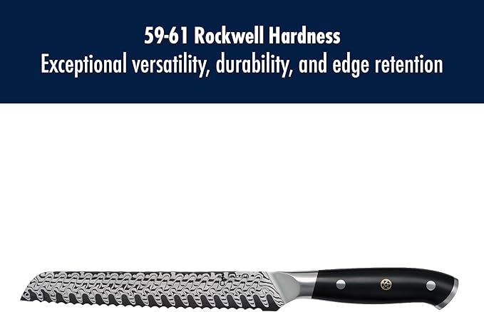 Henckels Compass Damascus 8-inch Damascus Bread Knife