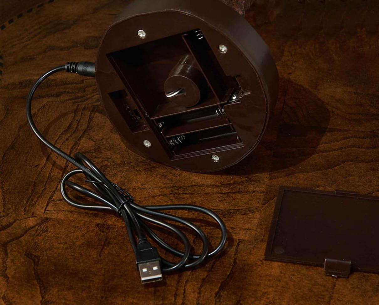 Hairui Lighted Tabletop Tree with Timer 18IN, Faux Hogweed Tree with Lights Battery Operated and USB Plug in for Room Fireplace Table Thanksgiving Christmas Decoration Inside