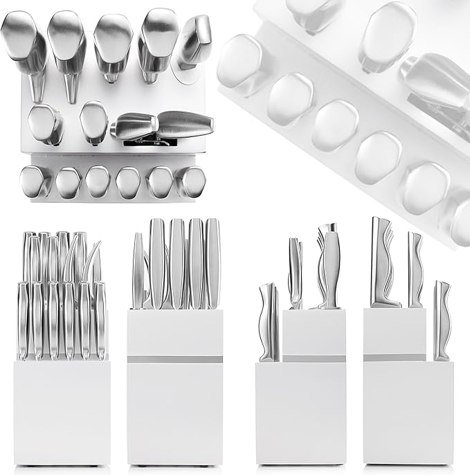 15-Piece Ultra Sharp Kitchen Knife Set with Wooden Block