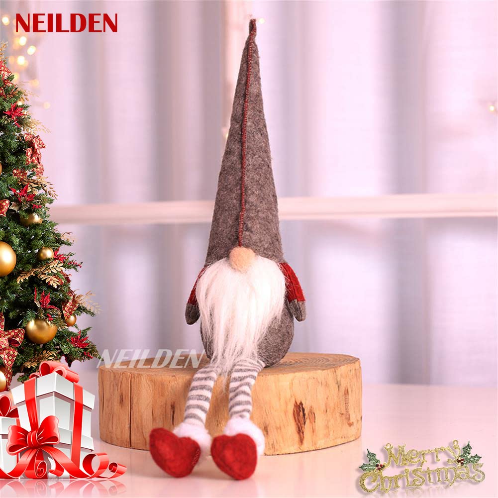 3pcs new Christmas decoration long legs Rudolph doll Christmas children gift hotel mall window decoration