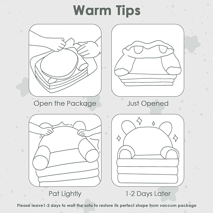 Kids Couch Comfy Foldable Kids Sofa to Lounger 2 in 1 Toddler Chair Plush Baby Sleeper Chair for Playing and Napping, Birthday Gifts for Boys and Girls