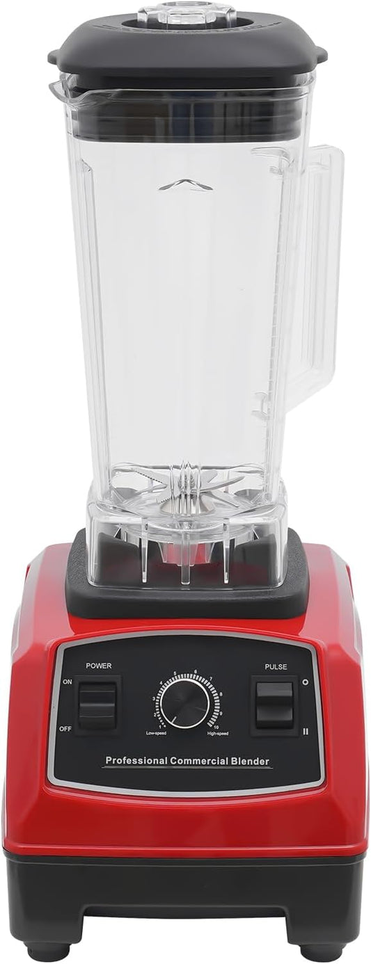 Eapmic Professional Blender, 2000ml Capacity, 2200W Power, 45000RPM Speed, Red Color, Smoothies and Shakes