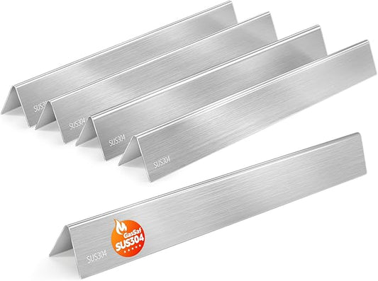 GasSaf 22.5 Flavorizer Bars for Weber Spirit 300 310 320 Side Panel, 304 Stainless Steel 7536 Grill Flavorizer Bars for Genesis Silver B/C, Genesis Gold B/C, Grill Part Bars for Spirit 700, Weber 900