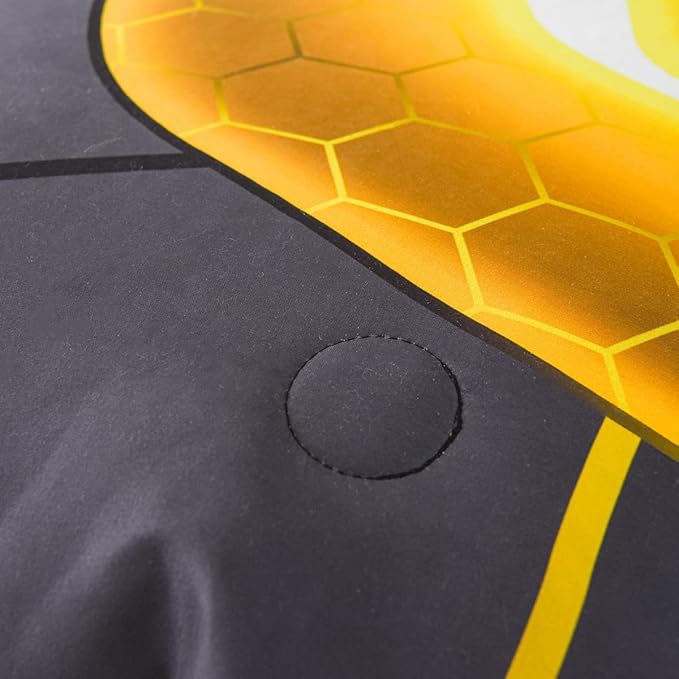 NTBED Game Console Comforter Set for Boys Girls Kids 3D Gaming Geometric Lightweight Microfiber Bedding Sets (Gold, Twin)